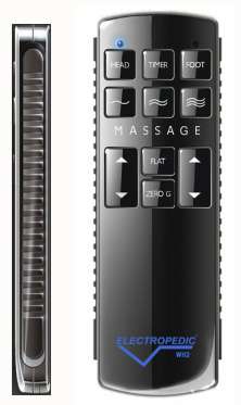 electro-pedic wireless remote control